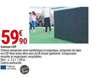 Gamm vert Canisse lop offre