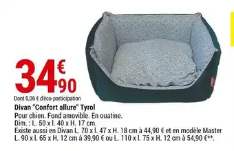 Tyrol divan "confort allure"
