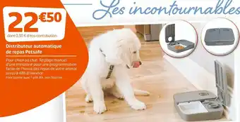 Jardiland Distributeur automatique de repas petsafe offre
