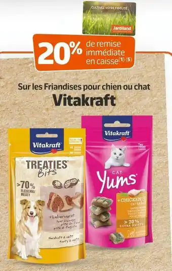 Jardiland Vitafraft bon plan sur les friandises pour chien ou chat vitafraft offre