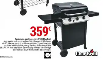 Gamm vert Charbroil barbecue à gaz convective 310b offre