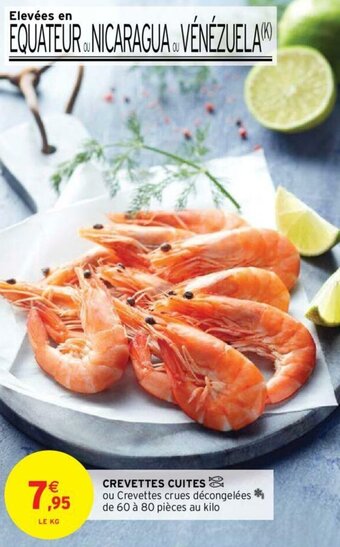 Intermarché Hyper Crevettes cuites offre