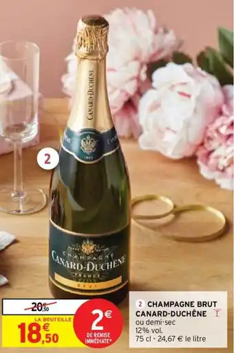 Intermarché Hyper Champagne brut canard-duchêne offre