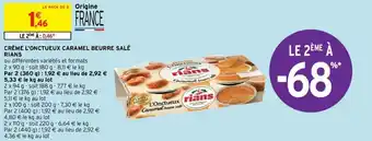 Intermarché Hyper Crème l'onctueux caramel beurre salé rians offre
