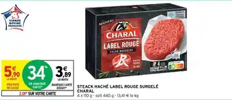 Intermarché Hyper Steack haché label rouge surgelé charal offre
