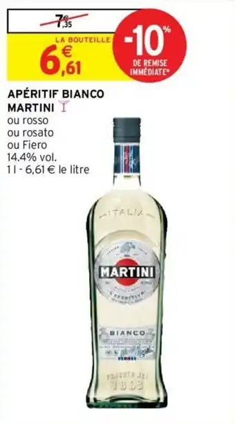 Intermarché Hyper Apéritif bianco martini offre