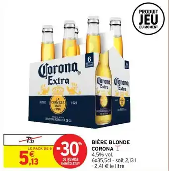 Bière blonde corona