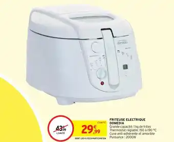 Intermarché Hyper Friteuse electrique domedia offre