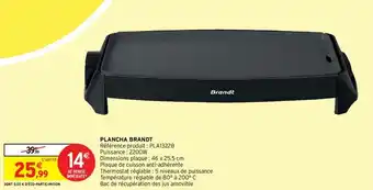 Intermarché Hyper Plancha brandt offre