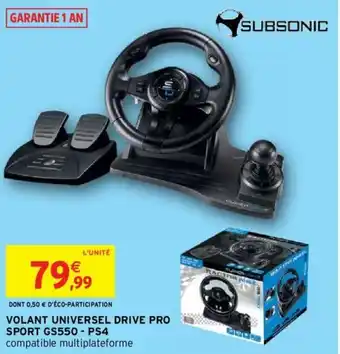 Intermarché Hyper Volant universel drive pro sport GS550-PS4 offre