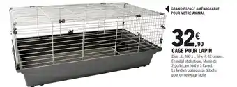 E.Leclerc Brico Cage Pour Lapin offre