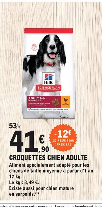 E.Leclerc Brico Croquettes Chien Adulte offre