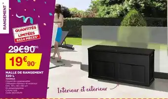 Bricomarché Malle De Rangement 320 L offre