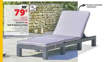 Hyper U Bain De Soleil Daytona Allibert offre