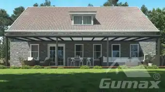 Tuinmaximaal Véranda moderne anthracite mat 12,06 x 3 mètre avec polycarbonate IQ relax offre