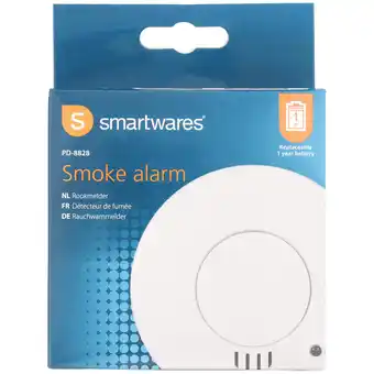 Action Détecteur de fumée smartwares offre