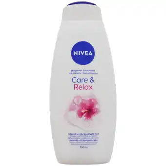 Action Crème de bain et de douche nivea care & relax offre