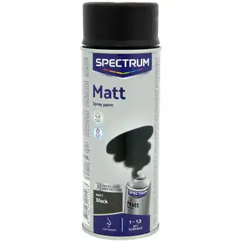 Action Spectrum peinture mate en aérosol spectrum offre