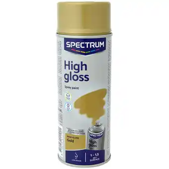 Action Spectrum peinture haute brillance en aérosol spectrum offre