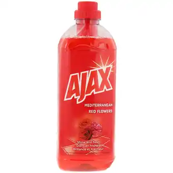 Action Nettoyant universel ajax mediterranean red flowers offre