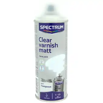 Action Spectrum laque blanche en aérosol spectrum offre