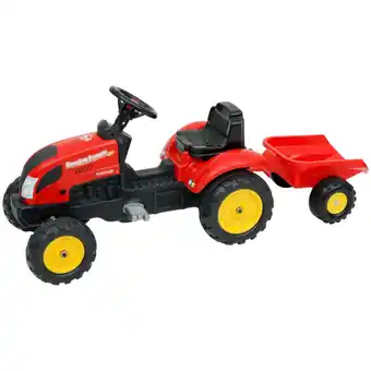 Action Tracteur à pédales avec remorque falk offre