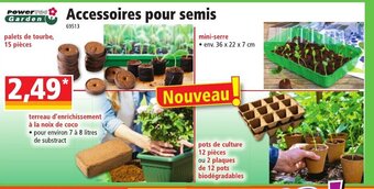 Norma Accessoires pour semis offre