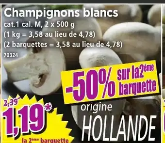 Norma Champignons blancs offre