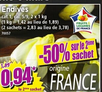 Norma Endives offre