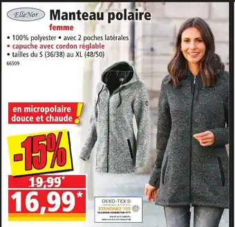 Norma Manteau polaire offre