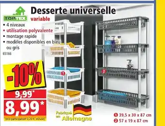 Norma Desserte Universelle offre