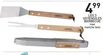 Stokomani Les 3 Ustensiles Barbecue offre