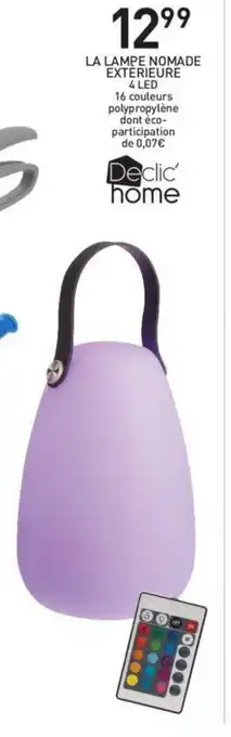 Stokomani La Lampe Nomade offre
