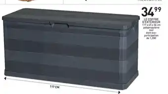 Stokomani Le Coffre d'Extérieur offre