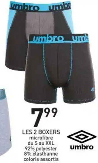Stokomani Les 2 Boxers offre
