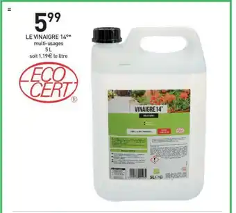 Stokomani Le Vinaigre 14 offre