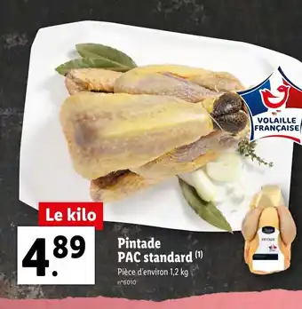 Lidl Pintade PAC Standard offre