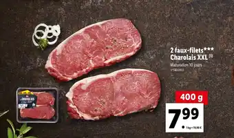 Lidl 2 Faux-Filets Charilais XXL offre
