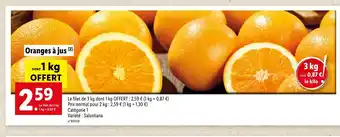 Lidl Oranges A Jus offre