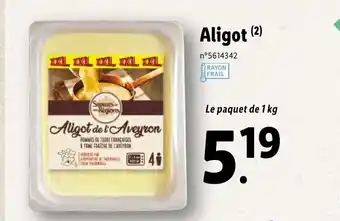 Lidl Aligot offre