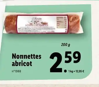 Lidl Nonnettes Abricot offre