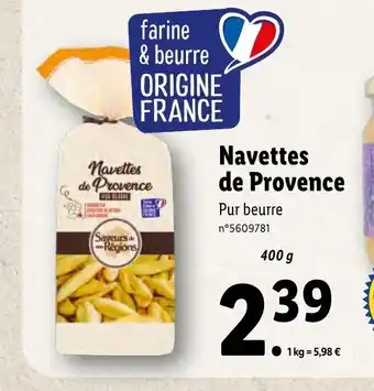 Lidl Navettes De Provence offre