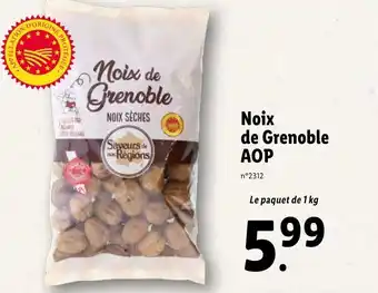 Lidl Noix De Grenoble AOP offre