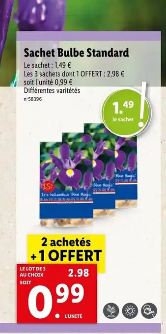 Sachet Bulbe Standard