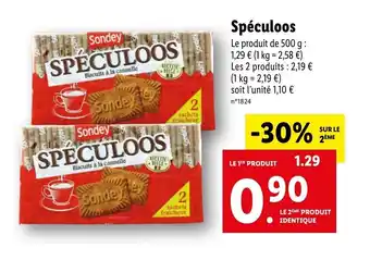 Lidl Spéculoos offre