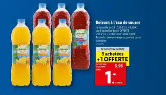Lidl Boisson à l'eau de source offre