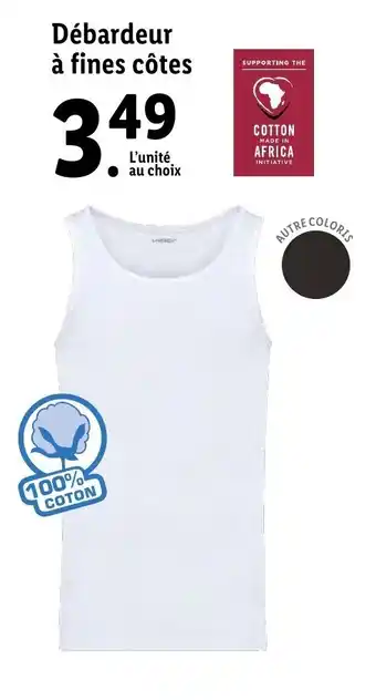 Lidl Débardeur à fines côtes offre