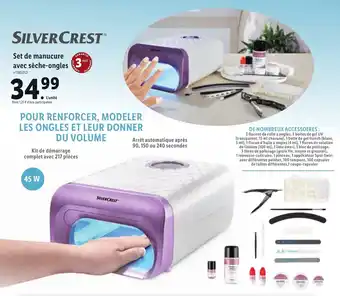 Lidl Set de manucure avec sèche-ongles offre