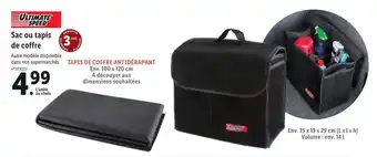 Lidl Sac ou tapis de coffre offre