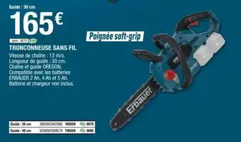 Brico Dépôt Tronconneuse sans fil offre